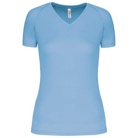 pa477sb-2xl   LADIES’ V-NECK SHORT SLEEVE SPORTS T-SHIRT