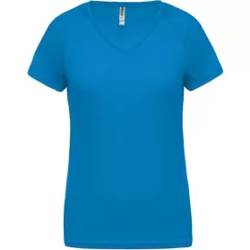 pa477sro-xs   LADIES’ V-NECK SHORT SLEEVE SPORTS T-SHIRT