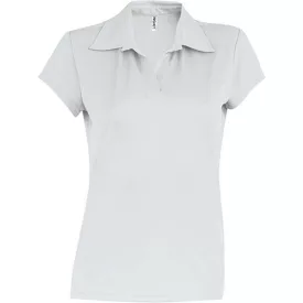 pa483wh-l   LADIES' SHORT-SLEEVED POLO SHIRT