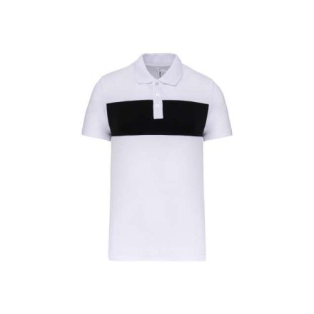 pa493wh/bl-2xl   ADULT SHORT-SLEEVED POLO-SHIRT