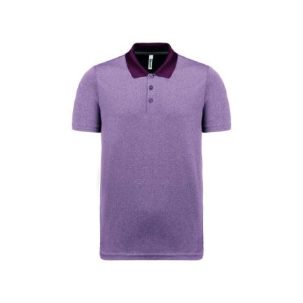 pa496buh-2xl   ADULT SHORT-SLEEVED MARL POLO SHIRT