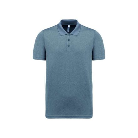 pa496fgh-m   ADULT SHORT-SLEEVED MARL POLO SHIRT