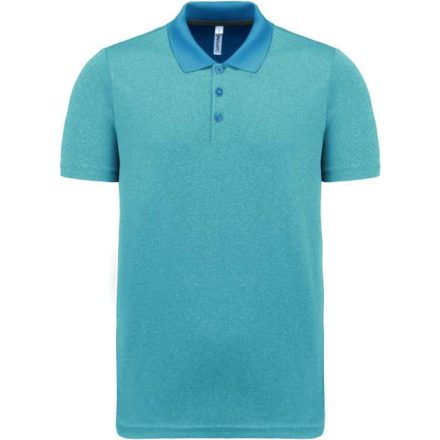 pa496sbh-m   ADULT SHORT-SLEEVED MARL POLO SHIRT