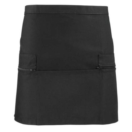 pr105bl-u   ZIP POCKET WAIST APRON