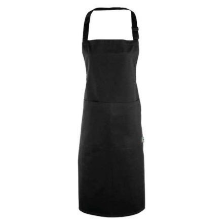 pr112bl-u   FAIRTRADE SUSTAINABLE BIB APRON