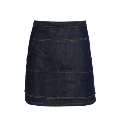 pr125id-u   JEANS STITCH DENIM WAIST APRON