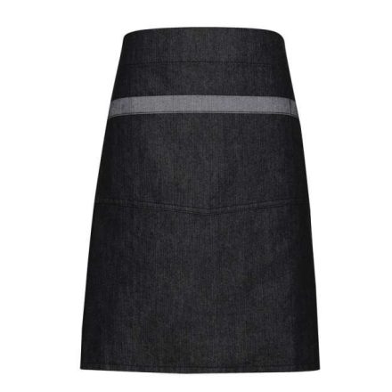 pr128bld-u   'DOMAIN' CONTRAST DENIM WAIST APRON