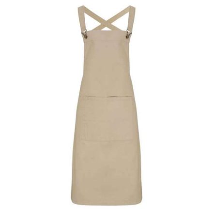 pr129kh-u   CROSS BACK ’BARISTA’ BIB APRON