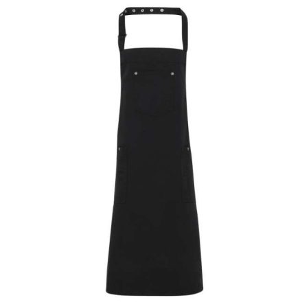 pr132bl-u   'CHINO’ BIB APRON