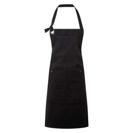 pr137bl-u   'CALIBRE' HEAVY COTTON CANVAS POCKET APRON