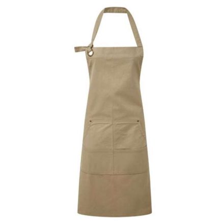 pr137kh-u   'CALIBRE' HEAVY COTTON CANVAS POCKET APRON