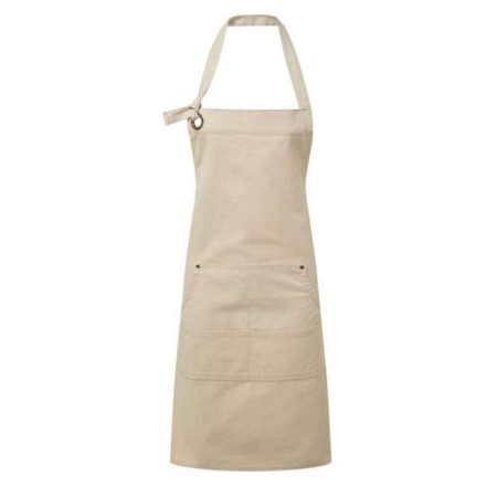 pr137na-u   'CALIBRE' HEAVY COTTON CANVAS POCKET APRON