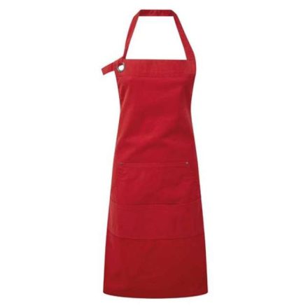 pr137re-u   'CALIBRE' HEAVY COTTON CANVAS POCKET APRON