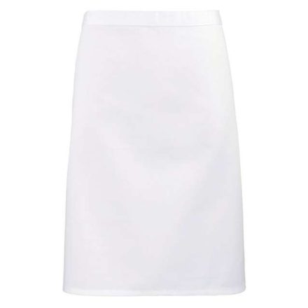 pr151wh-u   'COLOURS COLLECTION’ MID LENGTH APRON