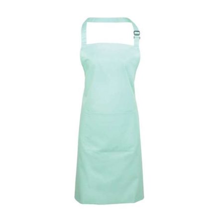 pr154aq-u   ‘COLOURS COLLECTION’ BIB APRON WITH POCKET