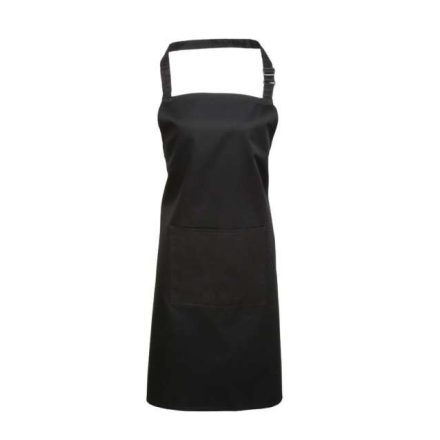 pr154bl-u   ‘COLOURS COLLECTION’ BIB APRON WITH POCKET