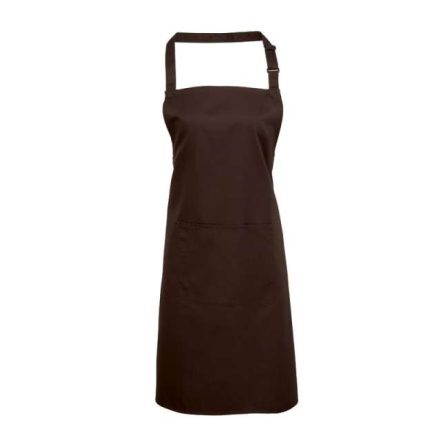 pr154bw-u   ‘COLOURS COLLECTION’ BIB APRON WITH POCKET