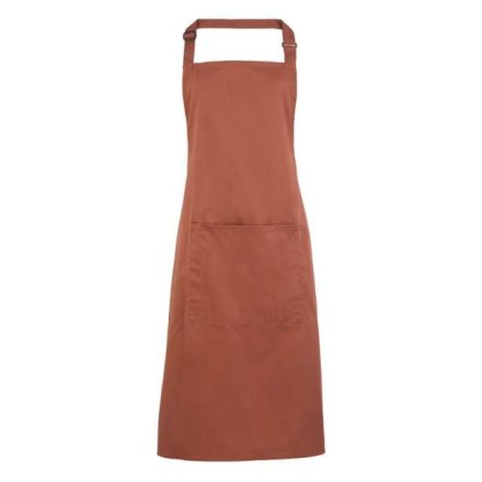 pr154cs-u   ‘COLOURS COLLECTION’ BIB APRON WITH POCKET