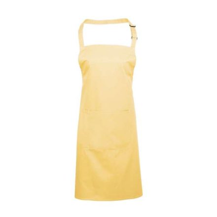 pr154le-u   ‘COLOURS COLLECTION’ BIB APRON WITH POCKET