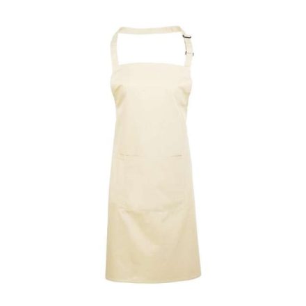 pr154na-u   ‘COLOURS COLLECTION’ BIB APRON WITH POCKET