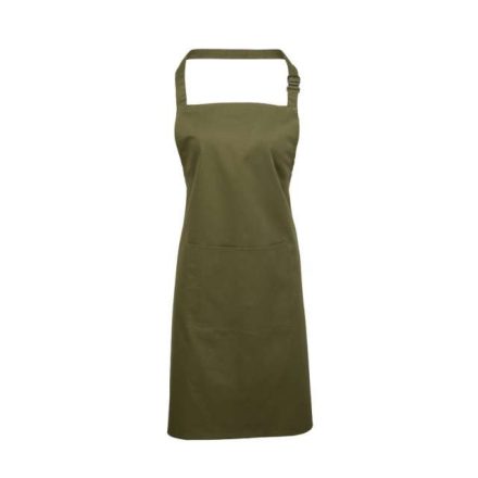 pr154ol-u   ‘COLOURS COLLECTION’ BIB APRON WITH POCKET