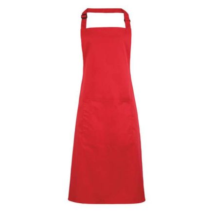 pr154sre-u   ‘COLOURS COLLECTION’ BIB APRON WITH POCKET