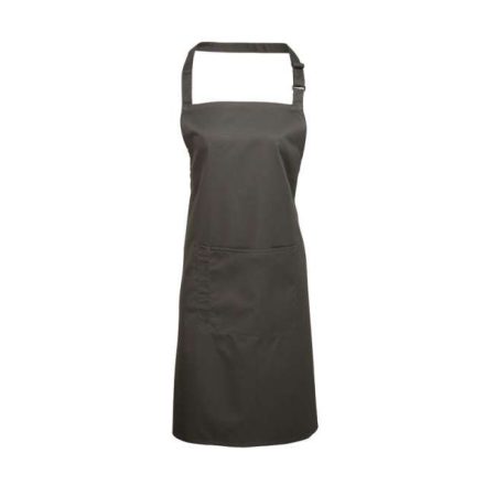 pr154ste-u   ‘COLOURS COLLECTION’ BIB APRON WITH POCKET