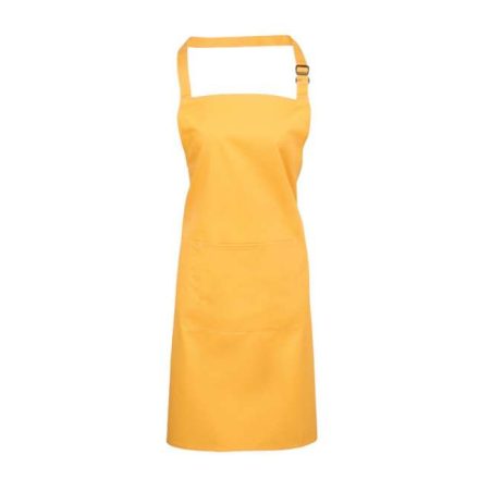 pr154su-u   ‘COLOURS COLLECTION’ BIB APRON WITH POCKET