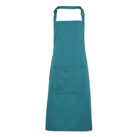 pr154tl-u   ‘COLOURS COLLECTION’ BIB APRON WITH POCKET