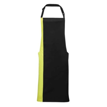 pr162bl/dgr-u   'COLOURS COLLECTION’ CONTRAST BIB APRON