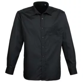 pr200bl-s/m   MEN'S LONG SLEEVE POPLIN SHIRT