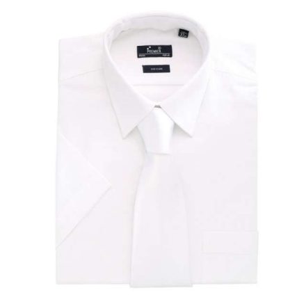 pr202wh-2xl/3xl   MEN'S SHORT SLEEVE POPLIN SHIRT