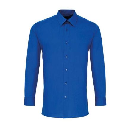 pr204ro-l/xl   MEN’S LONG SLEEVE FITTED POPLIN SHIRT