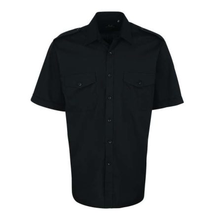 pr212bl-2xl/3xl   MEN’S SHORT SLEEVE PILOT SHIRT