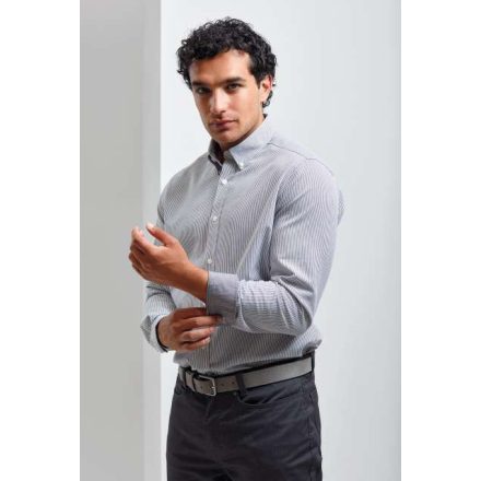 pr238oxb-2xl   MEN’S COTTON RICH OXFORD STRIPES SHIRT