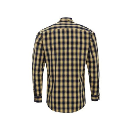 pr250ca/nv-2xl   'MULLIGAN' CHECK - MEN'S LONG SLEEVE COTTON SHIRT