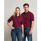 pr250re/nv-2xl   'MULLIGAN' CHECK - MEN'S LONG SLEEVE COTTON SHIRT