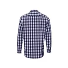 pr250wh/nv-l   'MULLIGAN' CHECK - MEN'S LONG SLEEVE COTTON SHIRT