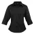 pr305bl-xl   WOMEN'S POPLIN 3/4 SLEEVE BLOUSE