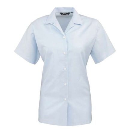 pr332lb-5xl   OXFORD BLOUSE SHORT SLEEVE