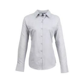   pr334si-xs   WOMEN'S LONG SLEEVE SIGNATURE OXFORD BLOUSE