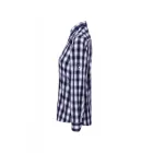pr350wh/nv-2xl   'MULLIGAN' CHECK - WOMEN'S LONG SLEEVE COTTON SHIRT