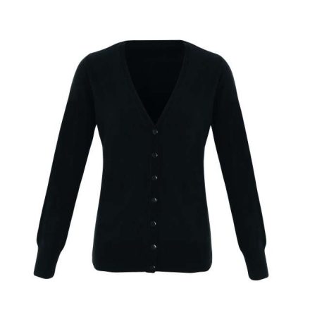 pr402bl-2xl   'ESSENTIAL' ACRYLIC WOMEN'S CARDIGAN