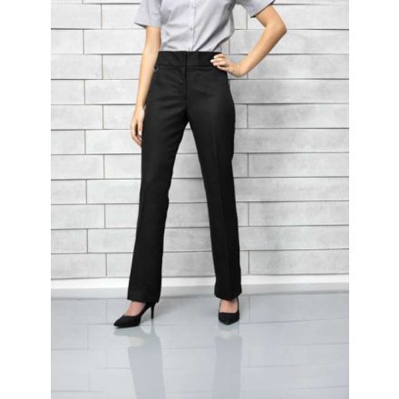 pr532bl-m   LADIES FLAT FRONT HOSPITALITY TROUSER