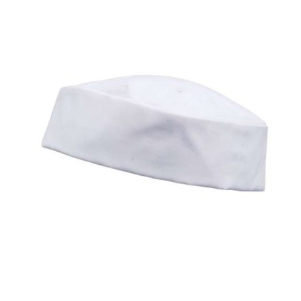 pr648wh-l   TURN-UP CHEF’S HAT