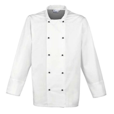 pr661wh-l   ‘CUISINE' LONG SLEEVE CHEF’S JACKET