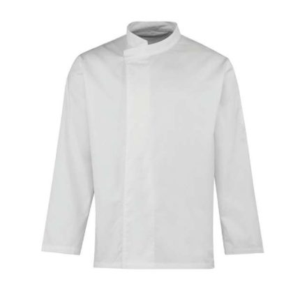 pr669wh-l   ‘CULINARY’ CHEF’S LONG SLEEVE PULL ON TUNIC