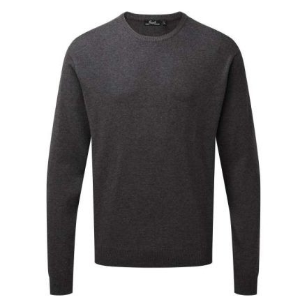 pr692ch-2xl   MEN'S CREW NECK COTTON RICH KNITTED SWEATER