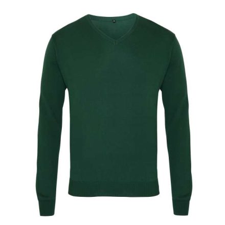 pr694bot-2xl   MEN'S KNITTED V-NECK SWEATER