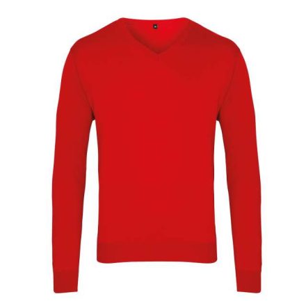 pr694re-2xl   MEN'S KNITTED V-NECK SWEATER